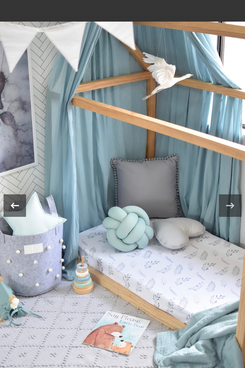 Wild Fern Fitted Cot Sheet