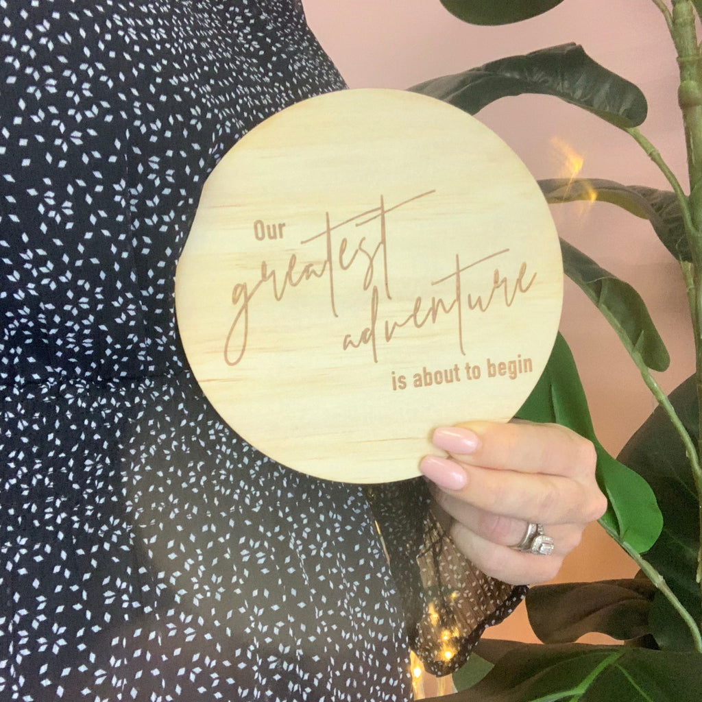 Pregnancy Announcement Disc