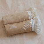 Rainbow Fringe Swaddle
