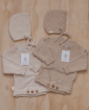 Heirloom Bonnet - Oatmeal