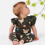 KIP&CO X FLOWER FAIRIES ANGEL FAIRY ORGANIC SS FRILL ROMPER