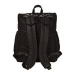 OiOi Faux Leather Nappy Backpack - Black