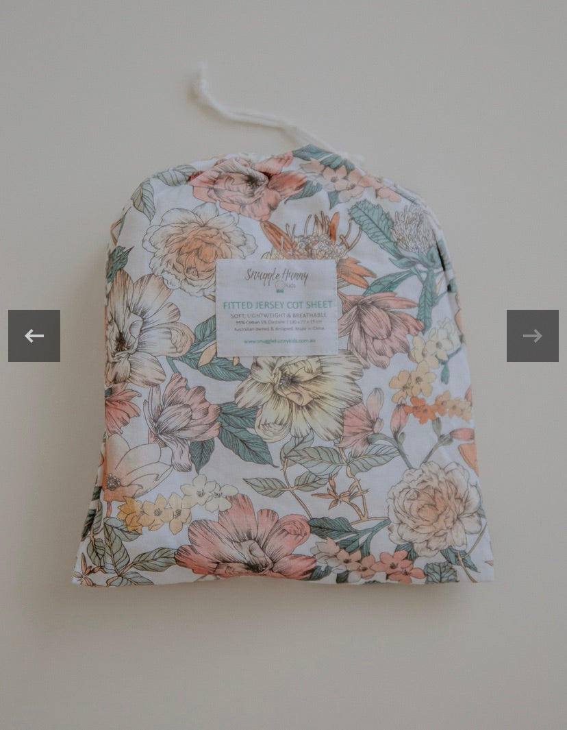 Australiana Fitted Cot Sheet