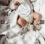 Wild Fern & Grey Milestone Cards