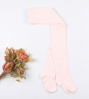 Pointelle Pink Tights - Minihaha