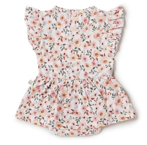 Spring Floral Organic Dress Certified Organic Cotton