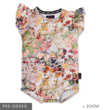 KIP&CO X FLOWER FAIRIES MAKE A WISH ORGANIC SS FRILL ROMPER