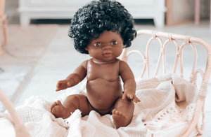 PAOLA REINA GORDIS AFRICAN DOLL WITH SHORT HAIR 34 CM-FAITH