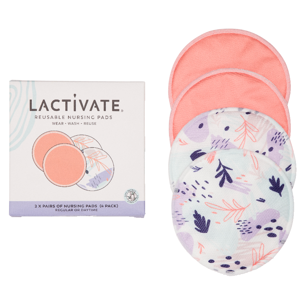 Lactivate® Reusable Day Nursing Pads- 4pk