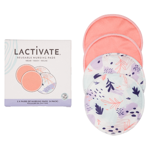 Lactivate® Reusable Day Nursing Pads- 4pk