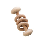 ALIMROSE TEETHER RATTLE STICK NATURAL