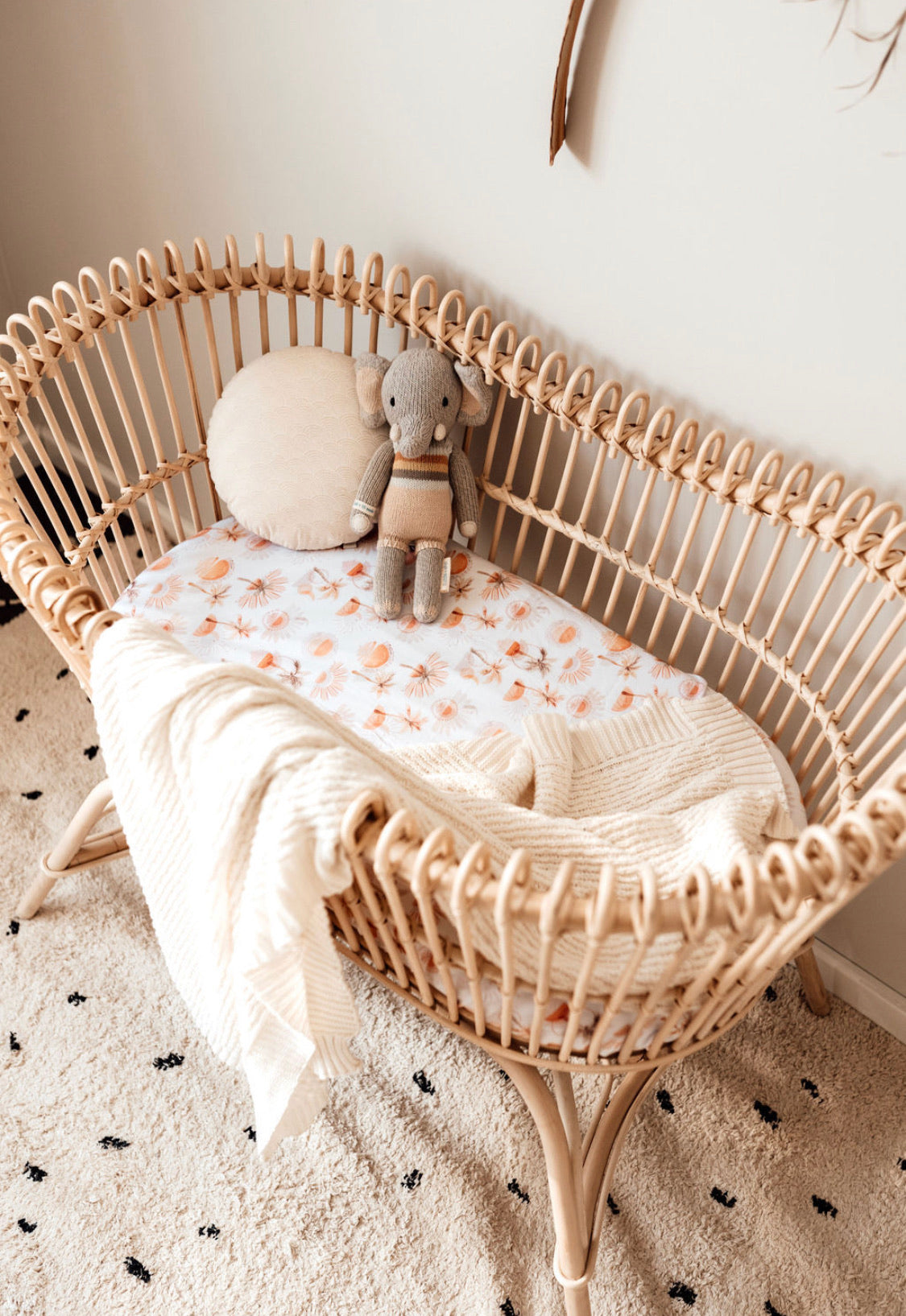 Paradise | Bassinet Sheet / Change Pad Cover