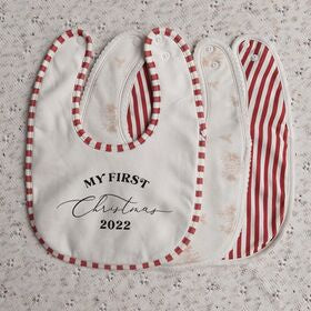 My First Christmas 2022 Bib