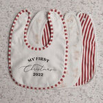 My First Christmas 2022 Bib