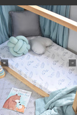 Wild Fern Fitted Cot Sheet