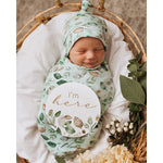 Daintree | Baby Jersey Wrap & Beanie Set
