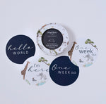 Safari & Navy Milestone Cards