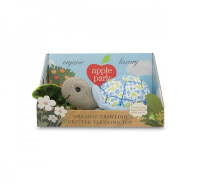 Turtle Crawling Critter - Blue Floral