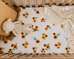 Sunflower Fitted Cot Sheet