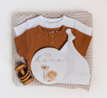 Milk Ribbed Knotted Beanie