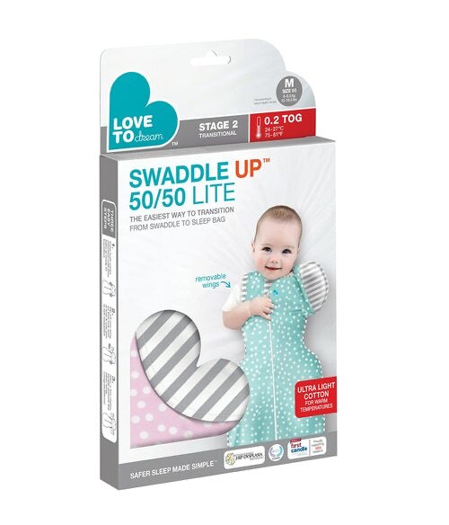 SWADDLE UP™ TRANSITION BAG Lite 0.2 TOG Pink