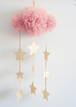 Tulle Cloud Mobile - Blush & Gold