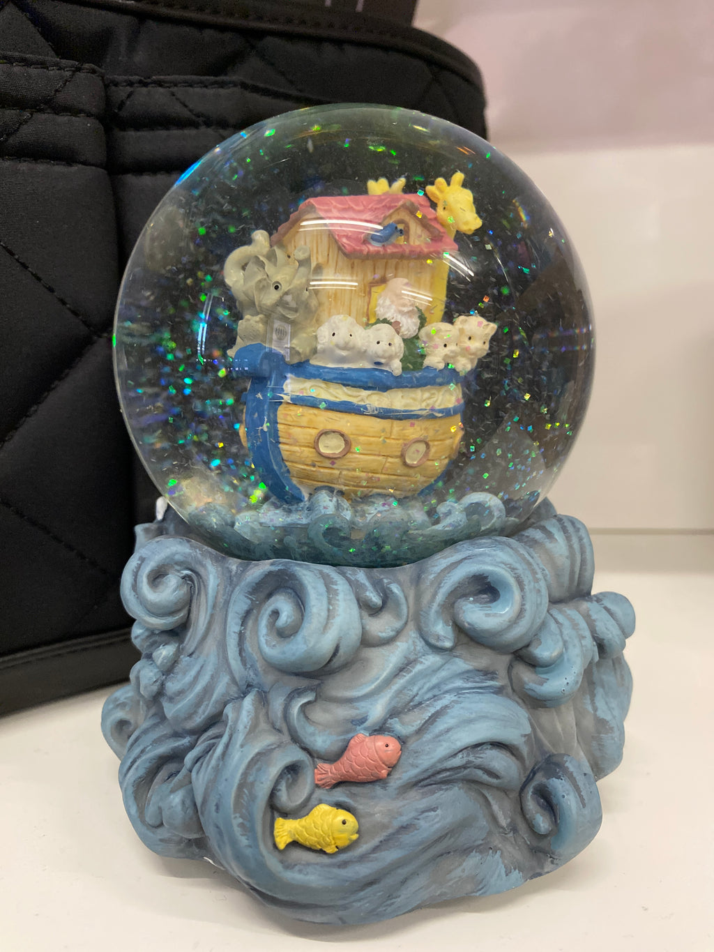 Noah’s Arc Snow Globe & Music Carousel