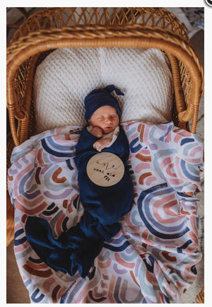 Organic Swaddle - Rainbow Baby