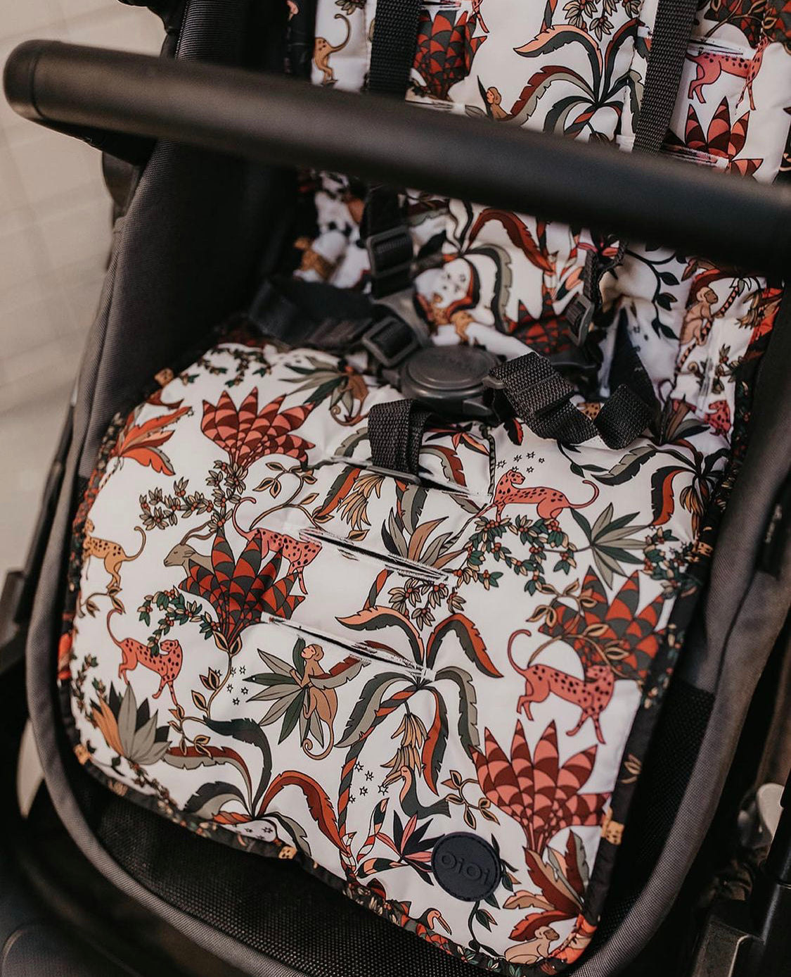 Reversible Pram Liner - Jungle