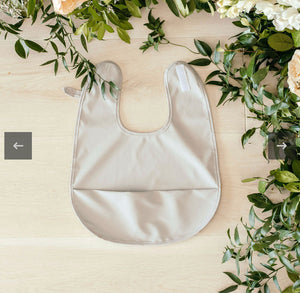 Waterproof Snuggle Bib - Dove