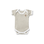 Heritage Beige Short Sleeve Romper