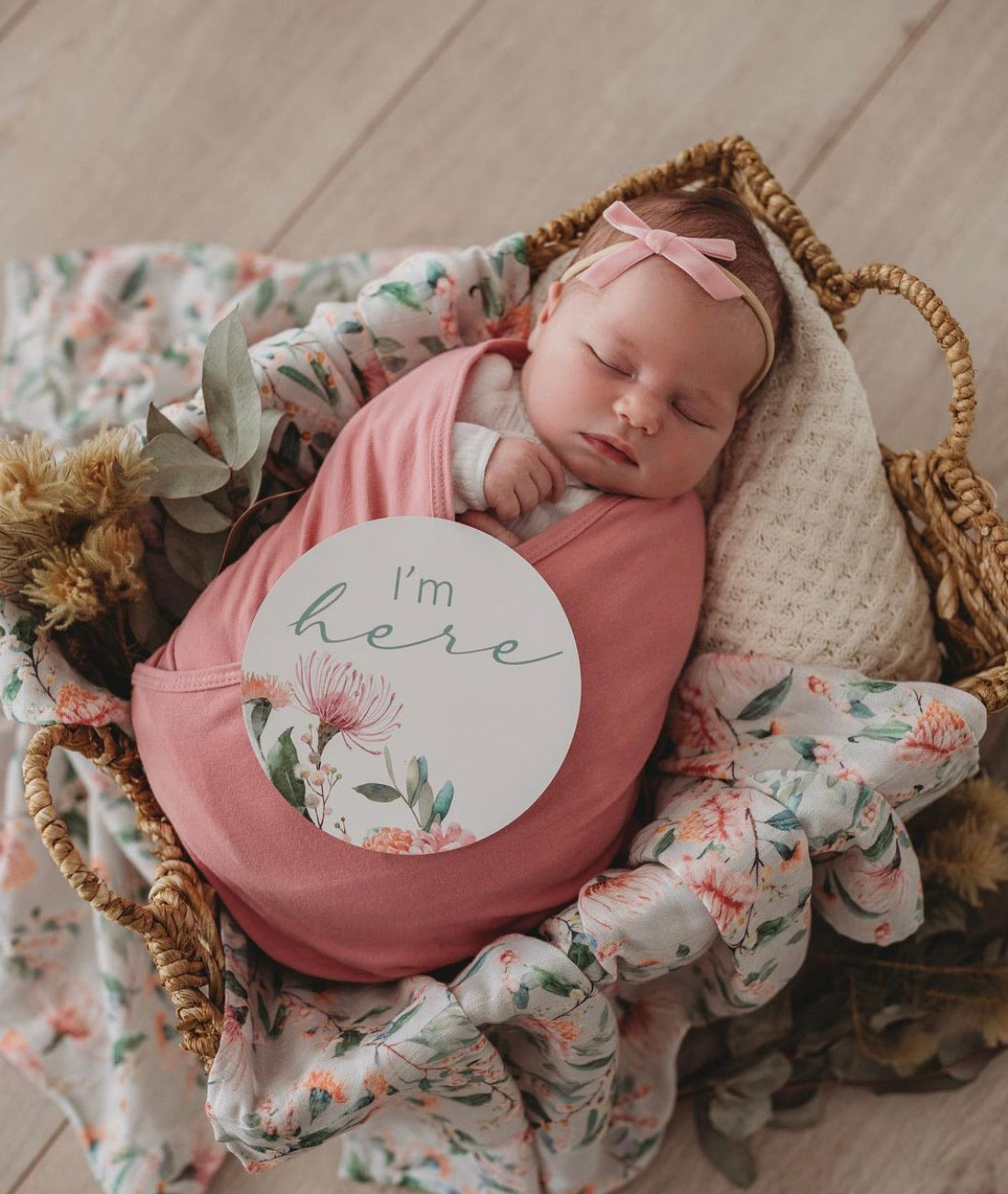 Wattle & Sage Reversible Milestone Cards