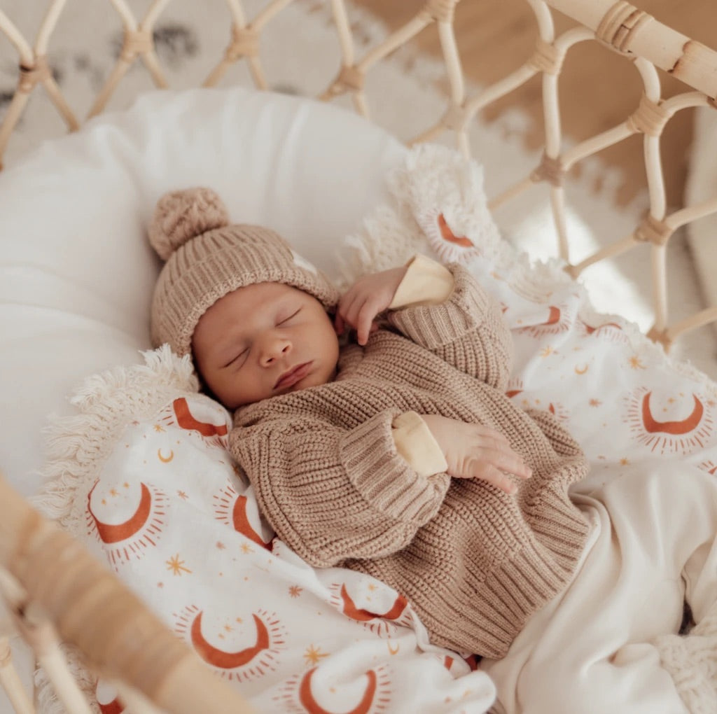 Lunar Fringe Swaddle