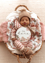 Rose Stripe Growsuit
