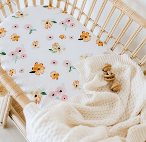 Poppy | Bassinet Sheet / Change Pad Cover