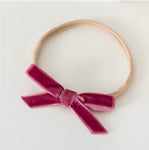 Magenta Velvet Bow
