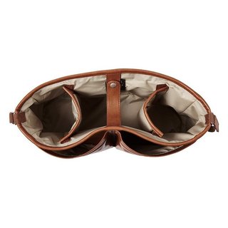 Faux Leather Stroller Organiser/Pram Caddy - Tan